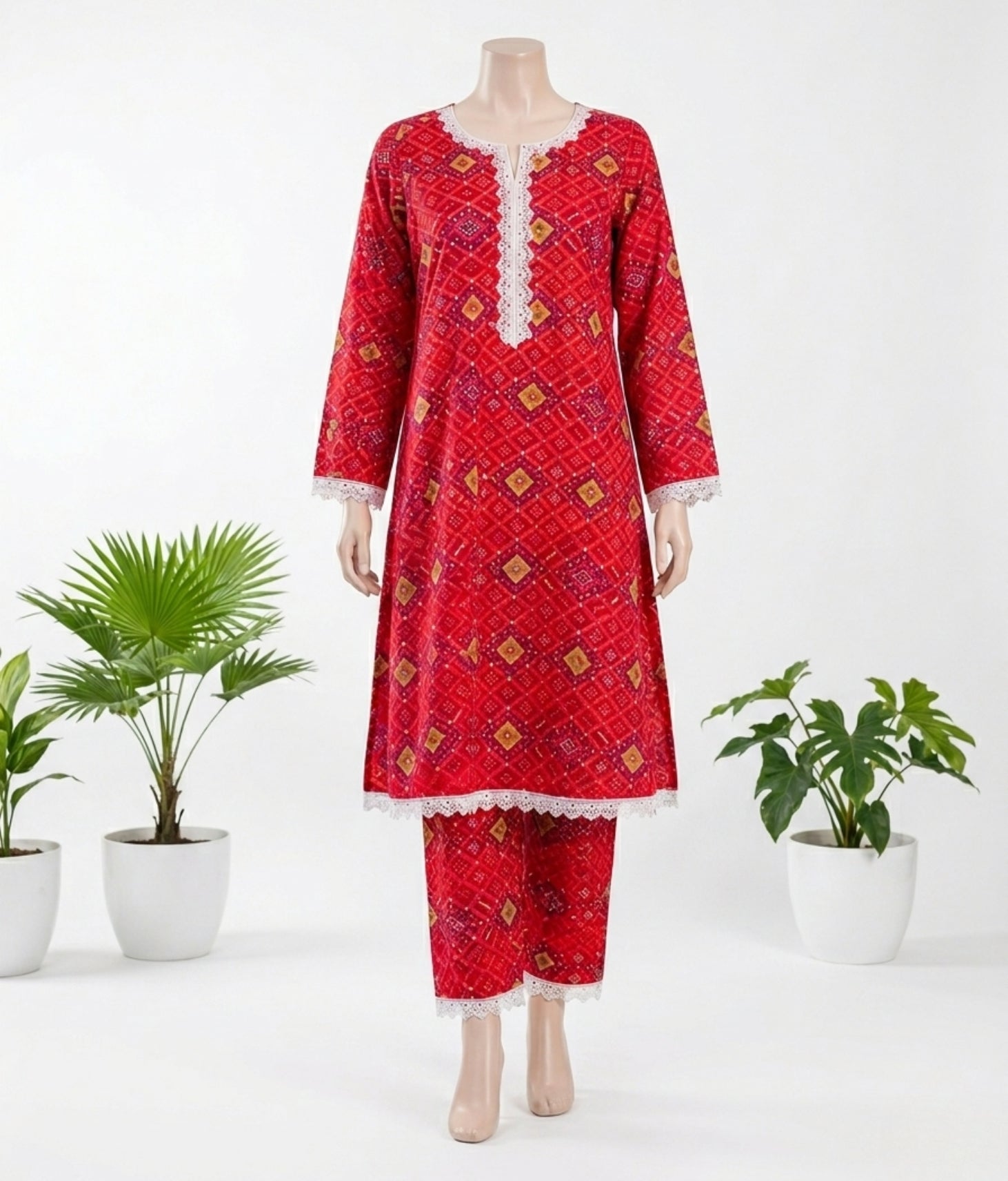 Ruby Chunri 2 Piece