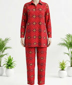 Ruby Chunri Co-Ord Set