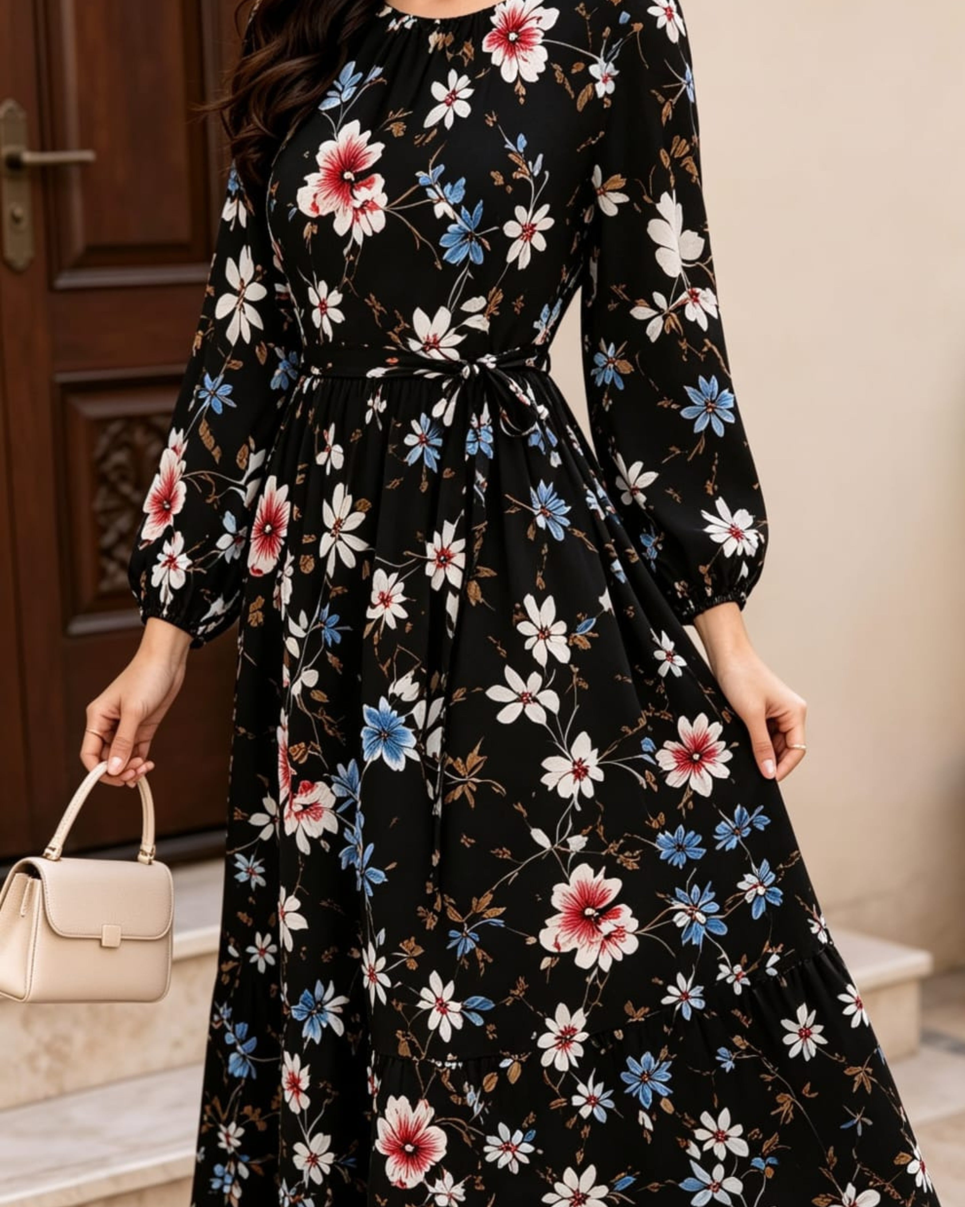 Midnight Bloom Frock